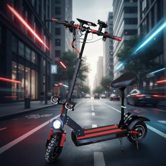 صورة سكوتر الوحش 48V مع شاشة LED